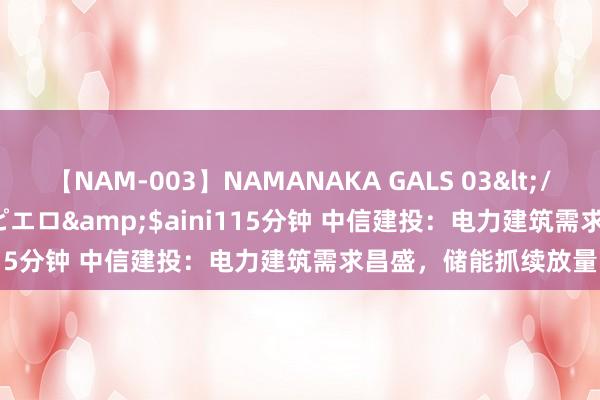 【NAM-003】NAMANAKA GALS 03</a>2010-08-27ピエロ&$aini115分钟 中信建投：电力建筑需求昌盛，储能抓续放量