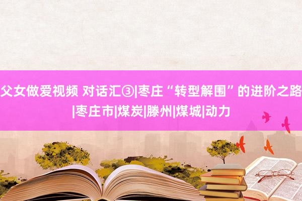 父女做爱视频 对话汇③|枣庄“转型解围”的进阶之路|枣庄市|煤炭|滕州|煤城|动力